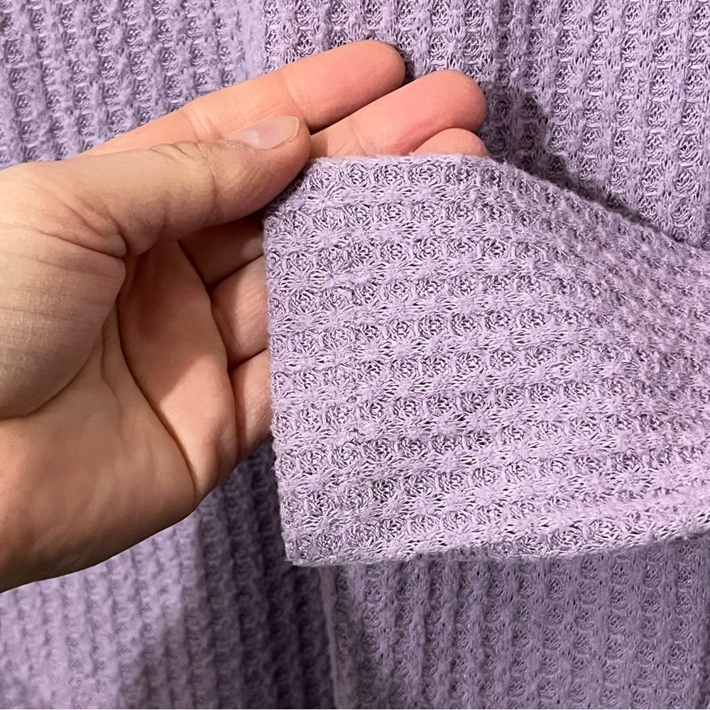 American Eagle Outfitters Lavender Long Sleeve Top size XS - Picture 7 of 9